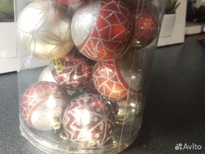 Новогодние шары набор 40шт