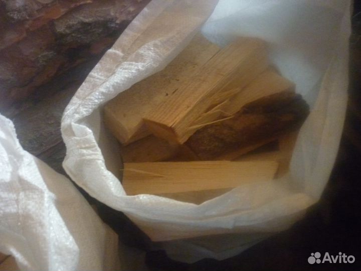 Дрова в мешках