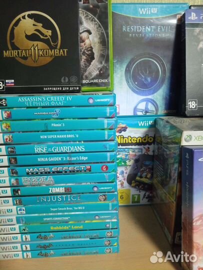 Диски лицензия на Xbox One и Nintendo Wii U