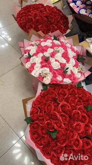 Розы из мыла