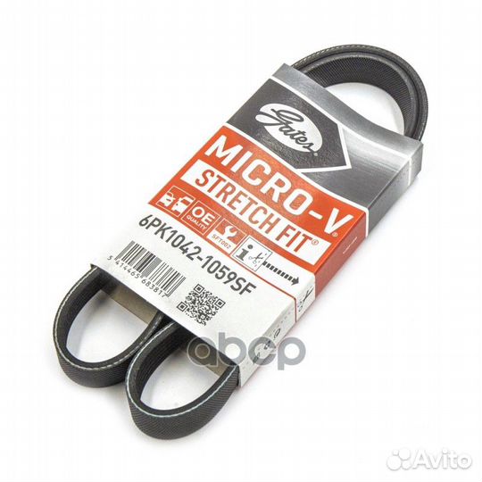 Ремень поликлиновый 6PK10421059SF Gates