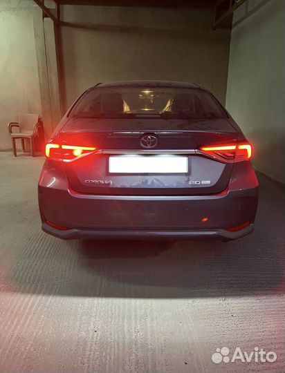 Подсветка номера на Toyota Corolla 12 (E210)