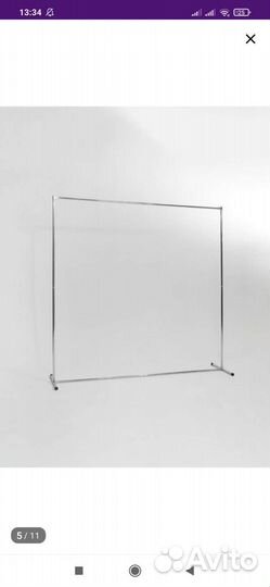 Баннер на люверсах 2х2м и разборный каркас