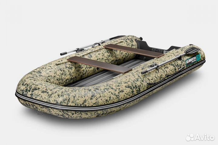 Лодка Gladiator E330S camo в кредит