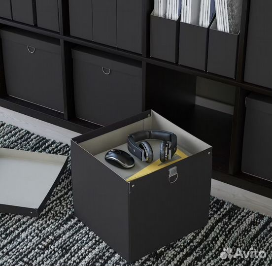 IKEA коробка с крышкой, корзина икеа