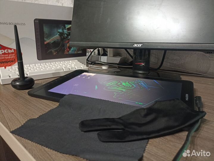 Графический планшет huion kamvas 13