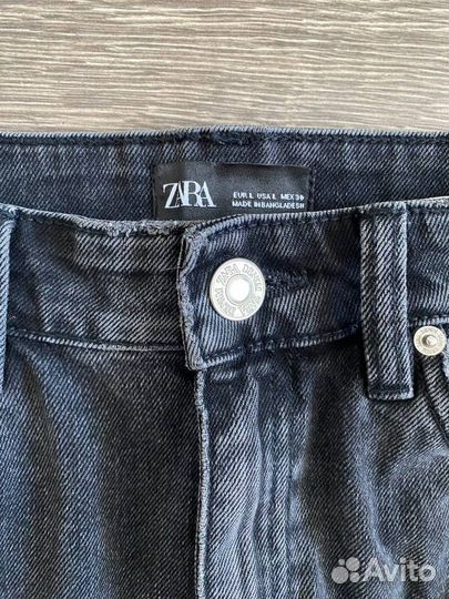 Джинсовая юбка миди Zara