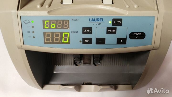 Счетчик банкнот Laurel J-700. Япония
