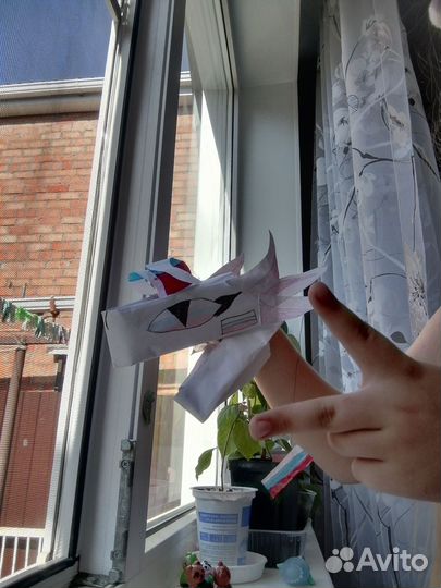 Бумажные драконы на руку