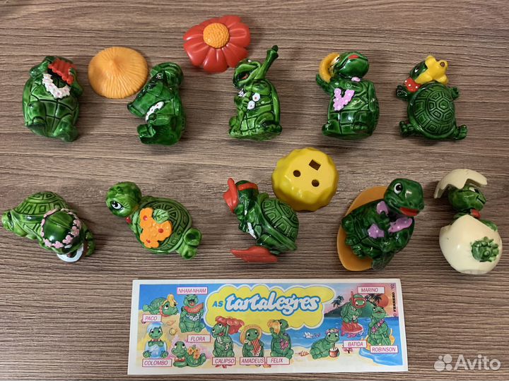 Киндер сюрприз веселые черепашки