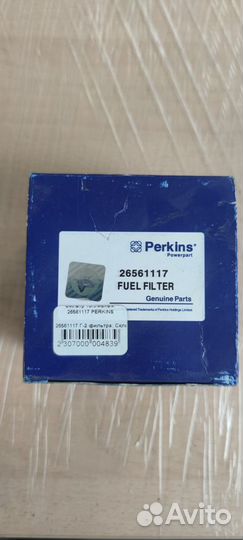 Фильтр топливный Perkins 26561117