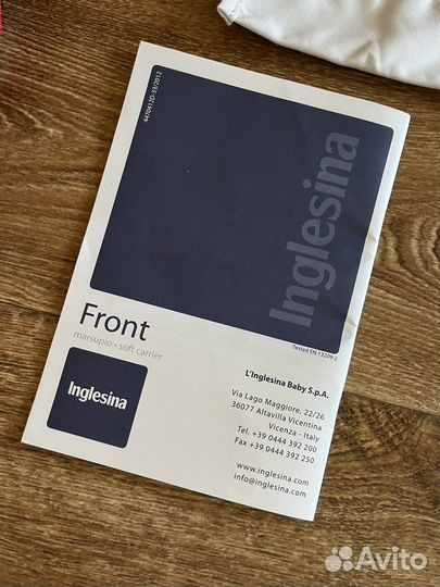 Новый эргорюкзак Inglesina Front