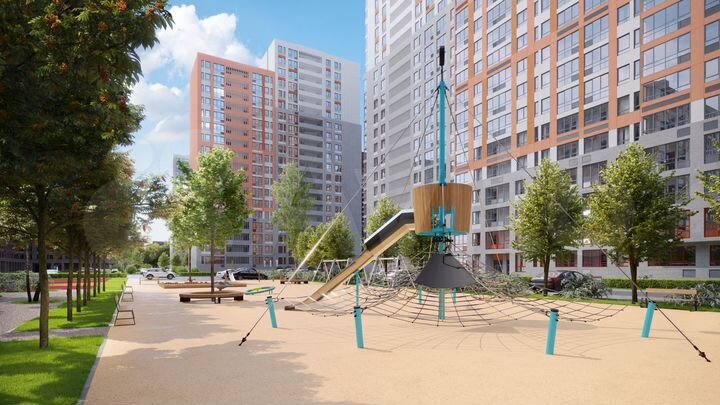 1-к. квартира, 33,6 м², 17/20 эт.