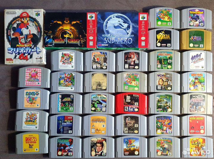 Картриджи nintendo 64