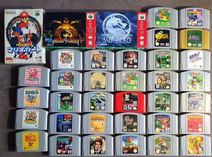 Картриджи nintendo 64