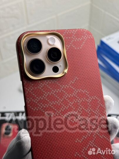 Чехол на iPhone 16 Pro pitaka Snake Ridge