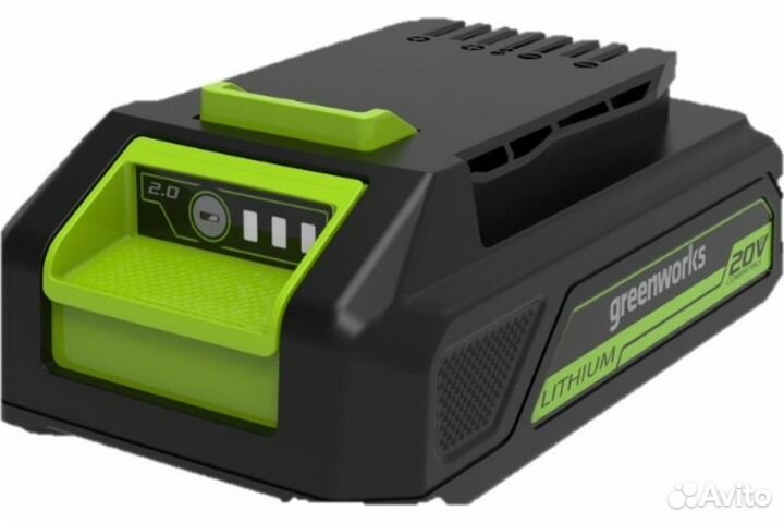 Газонокосилка аккумуляторная Greenworks G24LM32K2