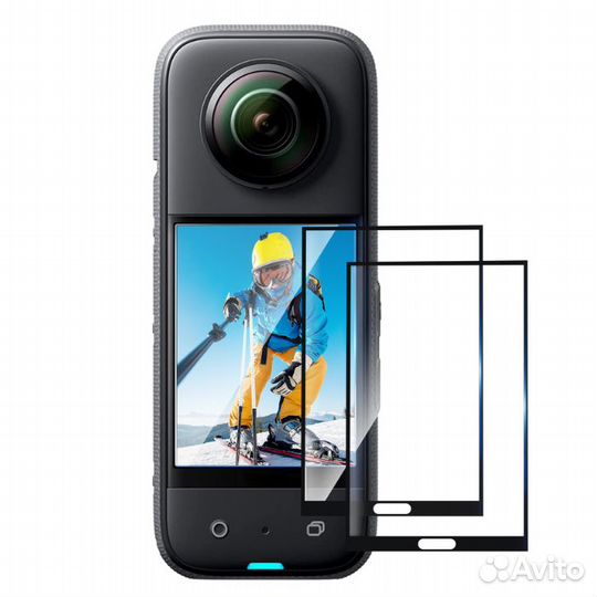 Защитные стекла Puluz 2шт для Insta360 X3