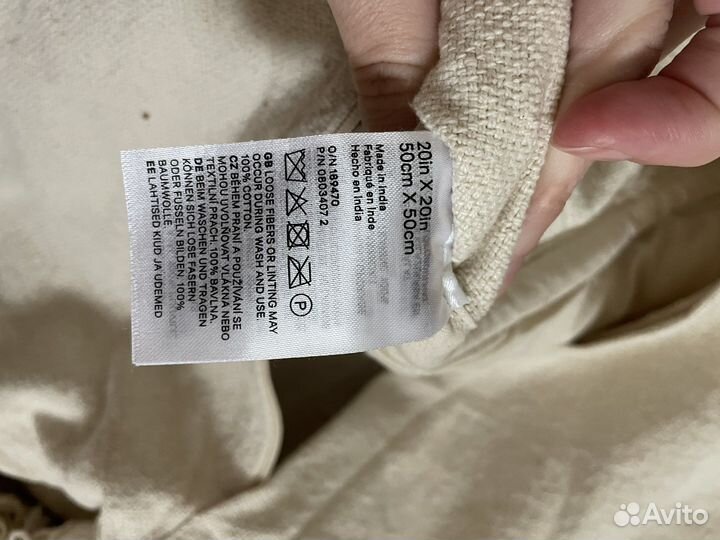 Новый декоративный чехол для подушки H&М home