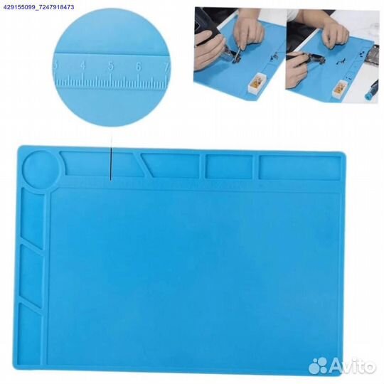 Термостойкий коврик для пайки 340х230 мм S120