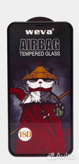 Защитное стекло Weva Airbag 18D для iPhone 12-14pr