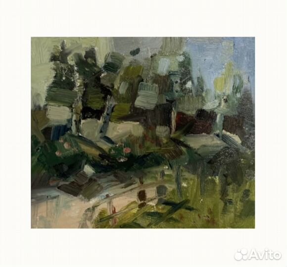 Картина летний пейзаж