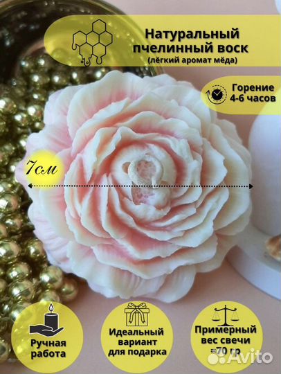 Подарочный набор свечей новый