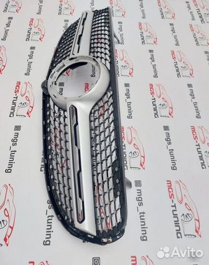 Решетка GLC-Class X253 Не AMG Diamond Silver 2019+