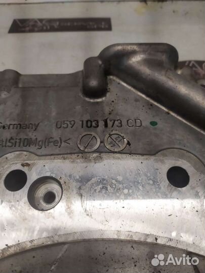 Крышка коленвала задняя VW VAG 3.0 TDI CDU