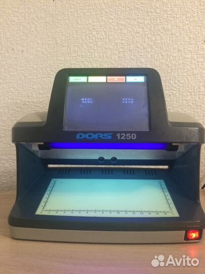 Dors 1250 -просмотровый детектор валют банкнот