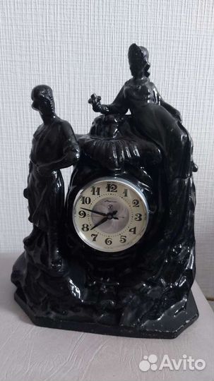 Часы каминные Молния Хозяйка медной горы знак каче