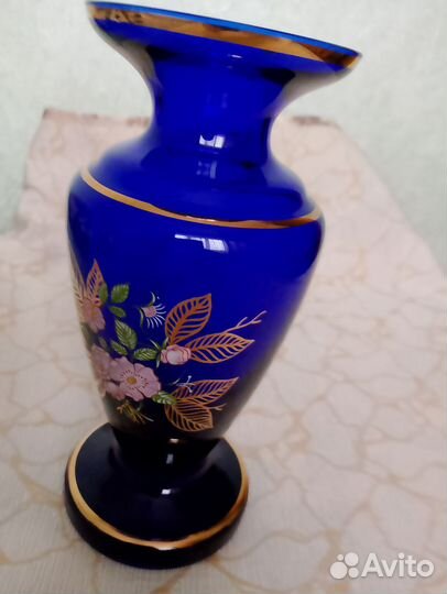 Ваза чешское стекло