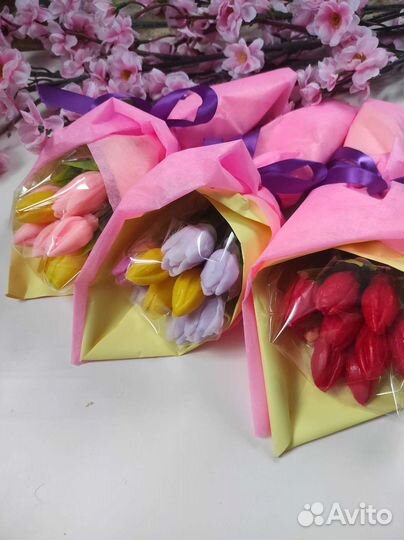 Букеты из мыла ручной работы