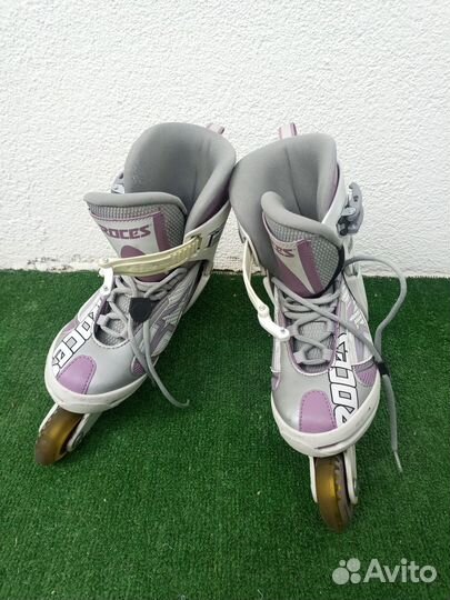 Роликовые коньки раздвижные для девочки