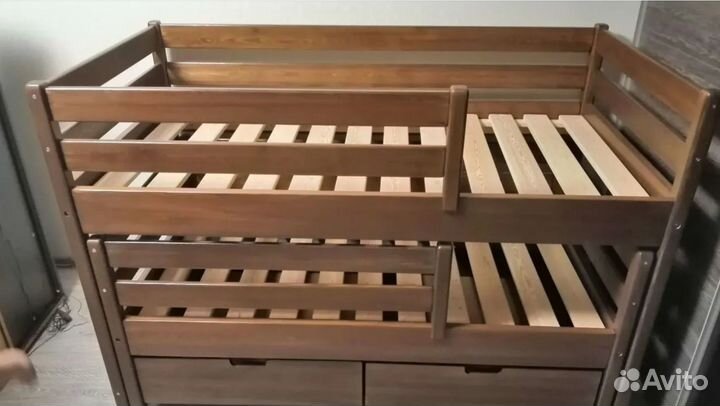 Детская выкатная кровать