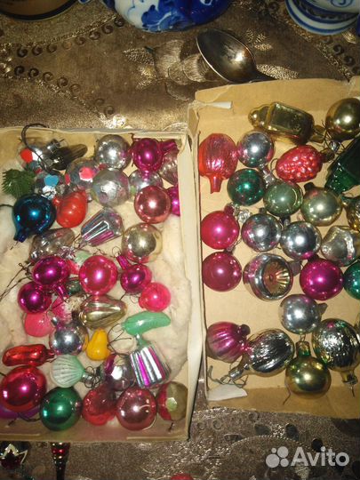 Елочные игрушки СССР