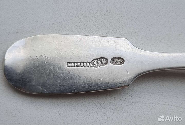 Царская серебряная вилка 84 Морозовъ