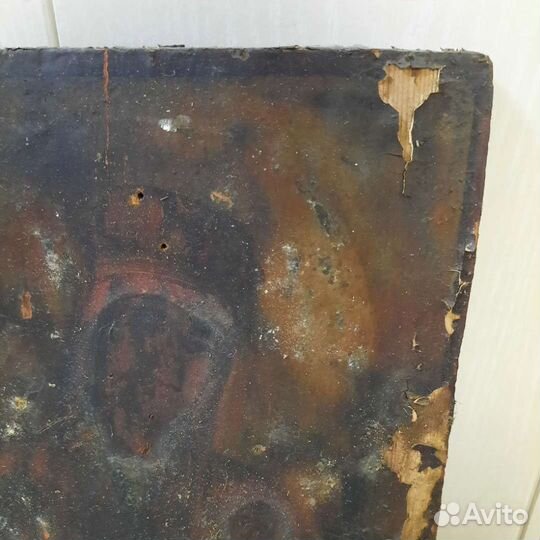 Икона Казанской Божьей Матери, дерево, металл