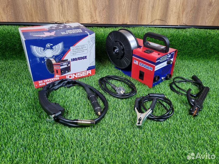 Сварочный аппарат jonser 180/5 DQX с проволокой