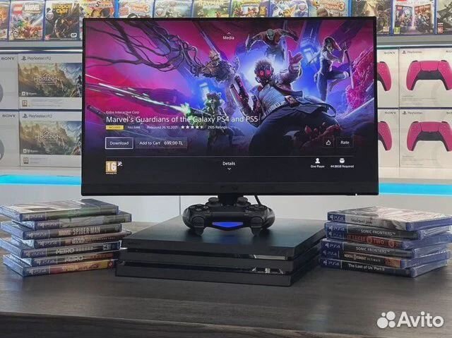 PS4 Pro + 700 игр - меняем на любую вашу консоль