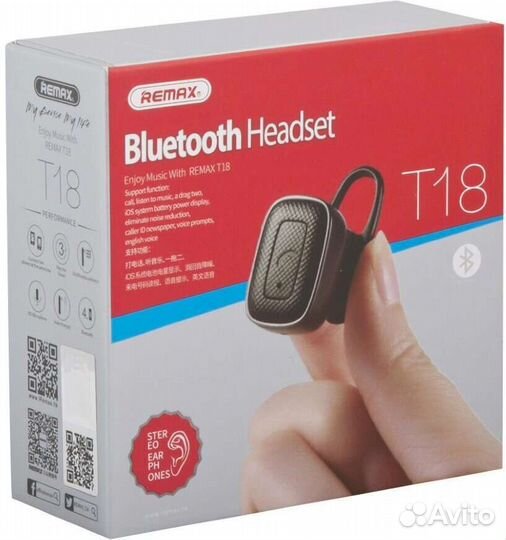 Bluetooth гарнитура Remax RB-T18