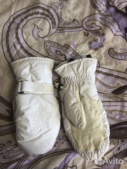 Варежки женские теплые