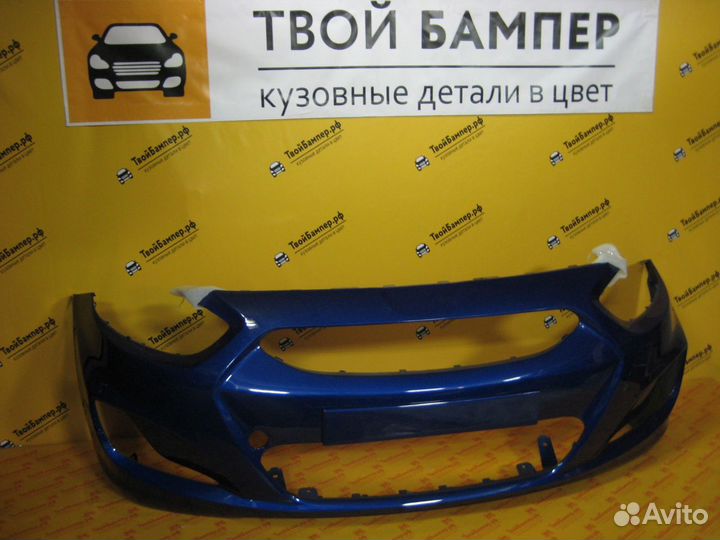 Бампер передний Hyundai Solaris 2011 в цвет