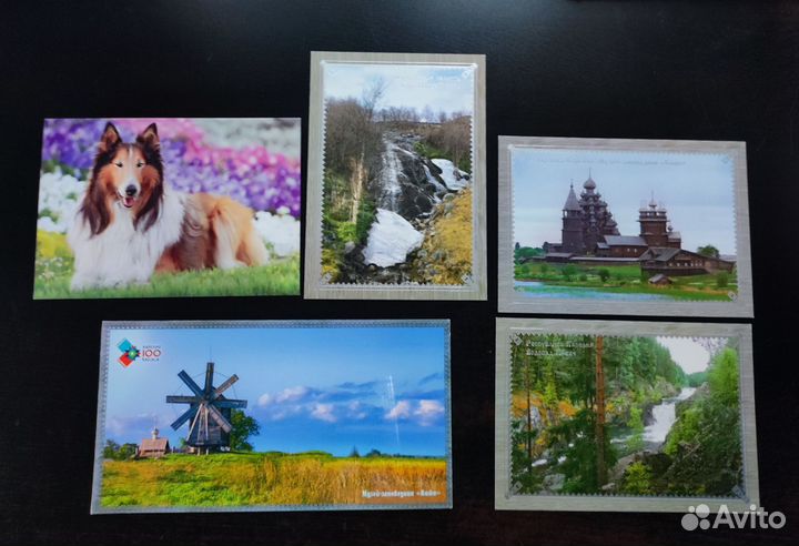 Открытки (почтовые карточки) с литерой В