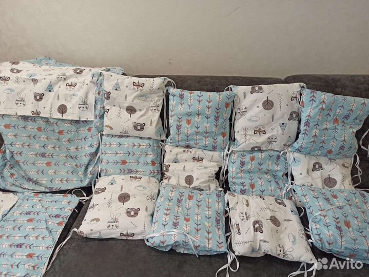 Комплект детского постельного белья с бортиками