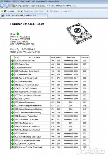 Жесткий диск 2.5'' hdd 500 GB