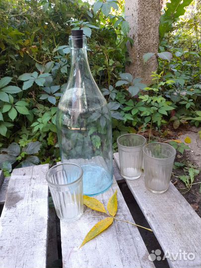 Бутыль стеклянная СССР