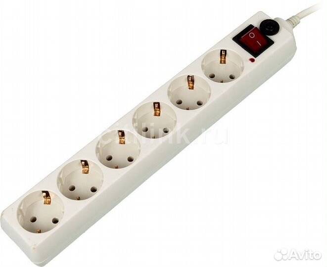 Сетевой фильтр 5/6 розеток 1,8м. Удлинители