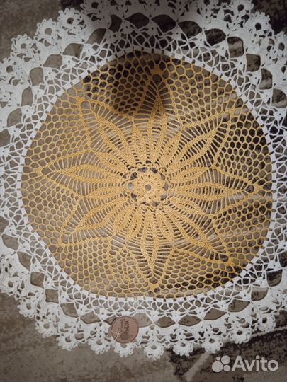 Скатерть вязанная крючком