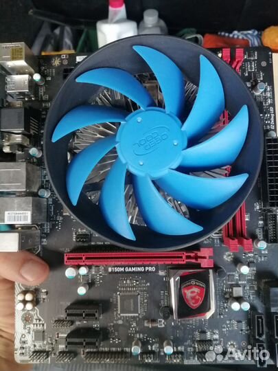 Проц i5 6400,материнка b150 гейминг про, кулер